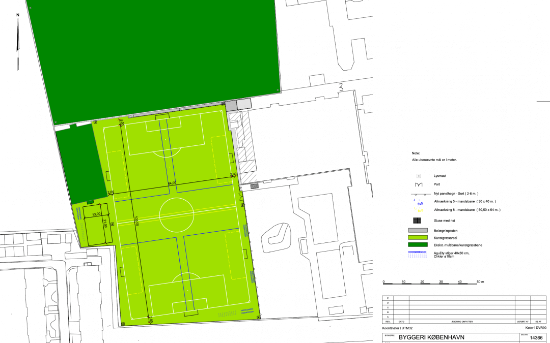 Nu starter byggeriet af den nye kunstgræsbane